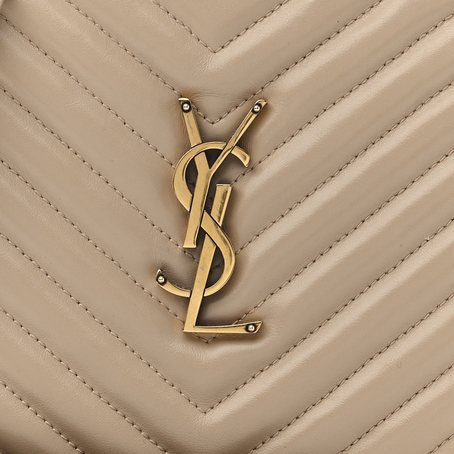 Calfskin Matelasse Monogram Lou Camera Bag Dark Beige