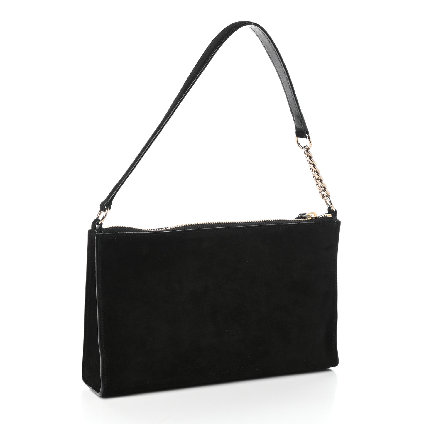 Suede Callie Mini Hobo Black