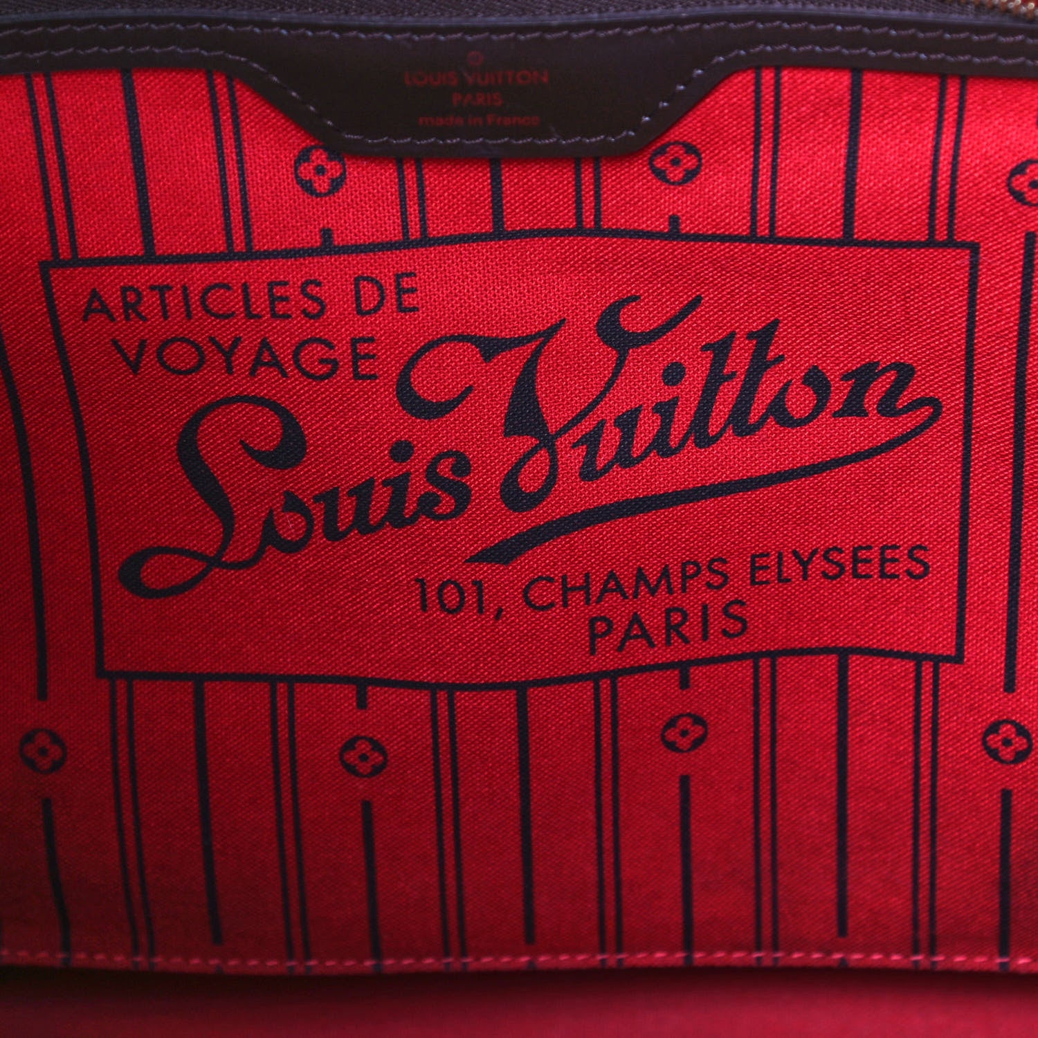 Louis Vuitton Damier Ebene Neverfull MM 6 of 11