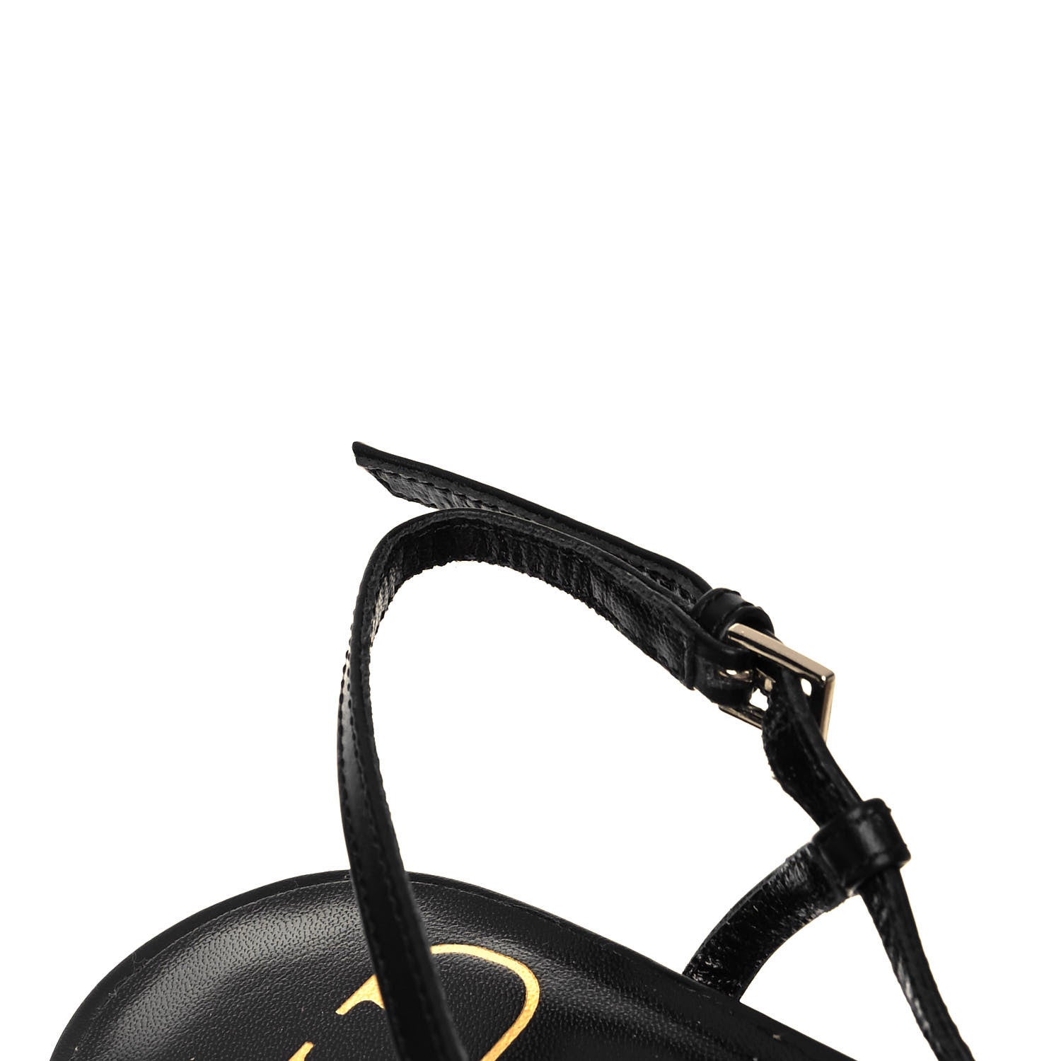Valentino Garavani Calfskin Tonal Vlogo Slingback 40mm Pumps 37.5 Black 10 of 11