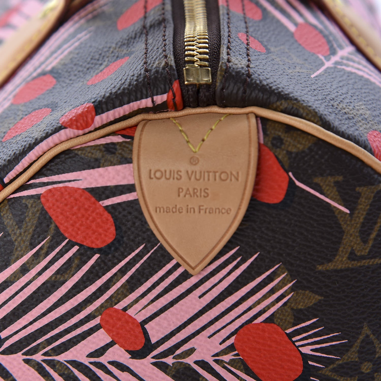 Louis Vuitton Monogram Jungle Dots Speedy 30 Sugar Pink Poppy 7 of 9
