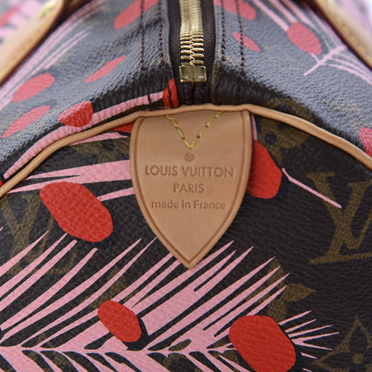 Louis Vuitton Monogram Jungle Dots Speedy 30 Sugar Pink Poppy 7 of 9