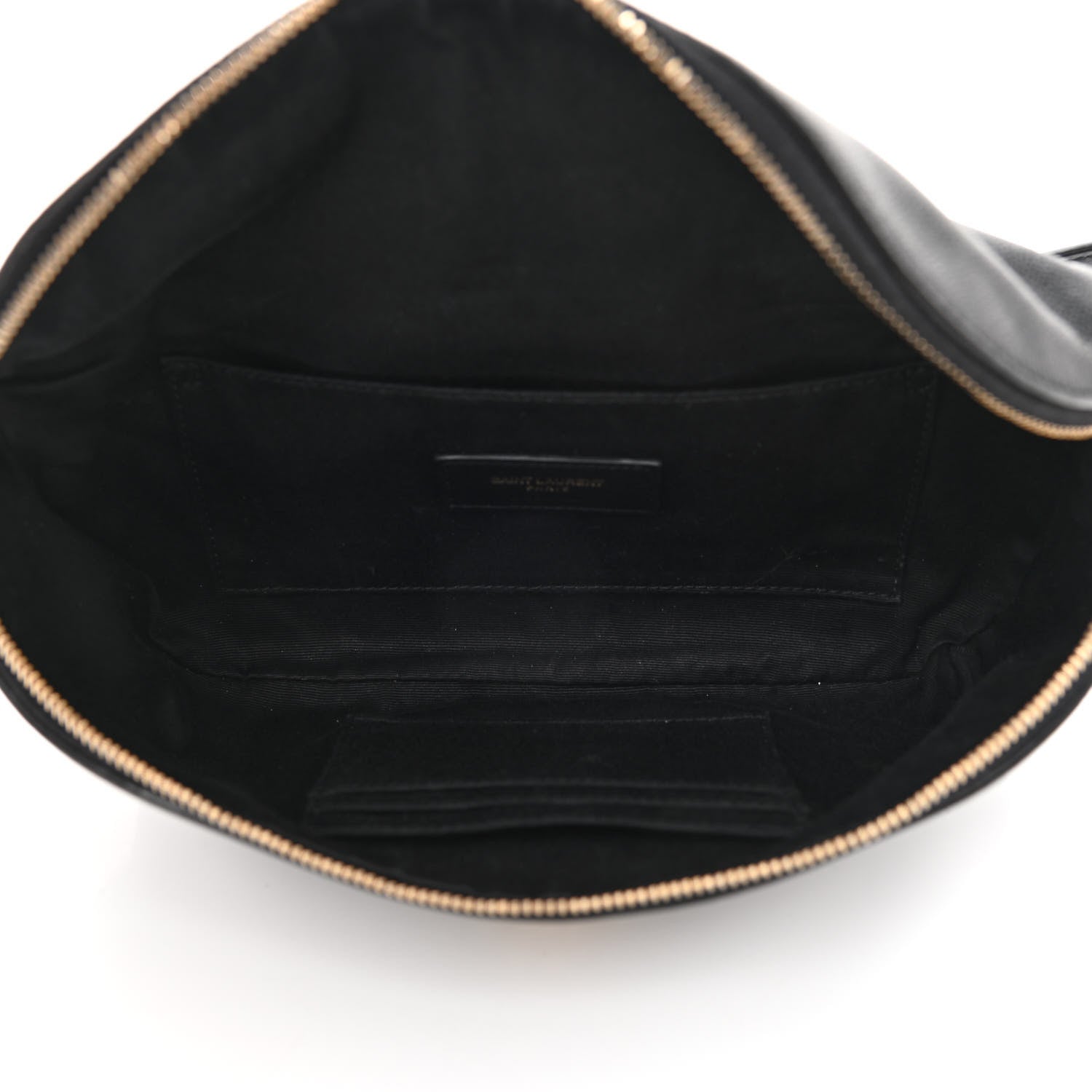 Saint Laurent Grain De Poudre Monogram Belt Bag Black 5 of 12