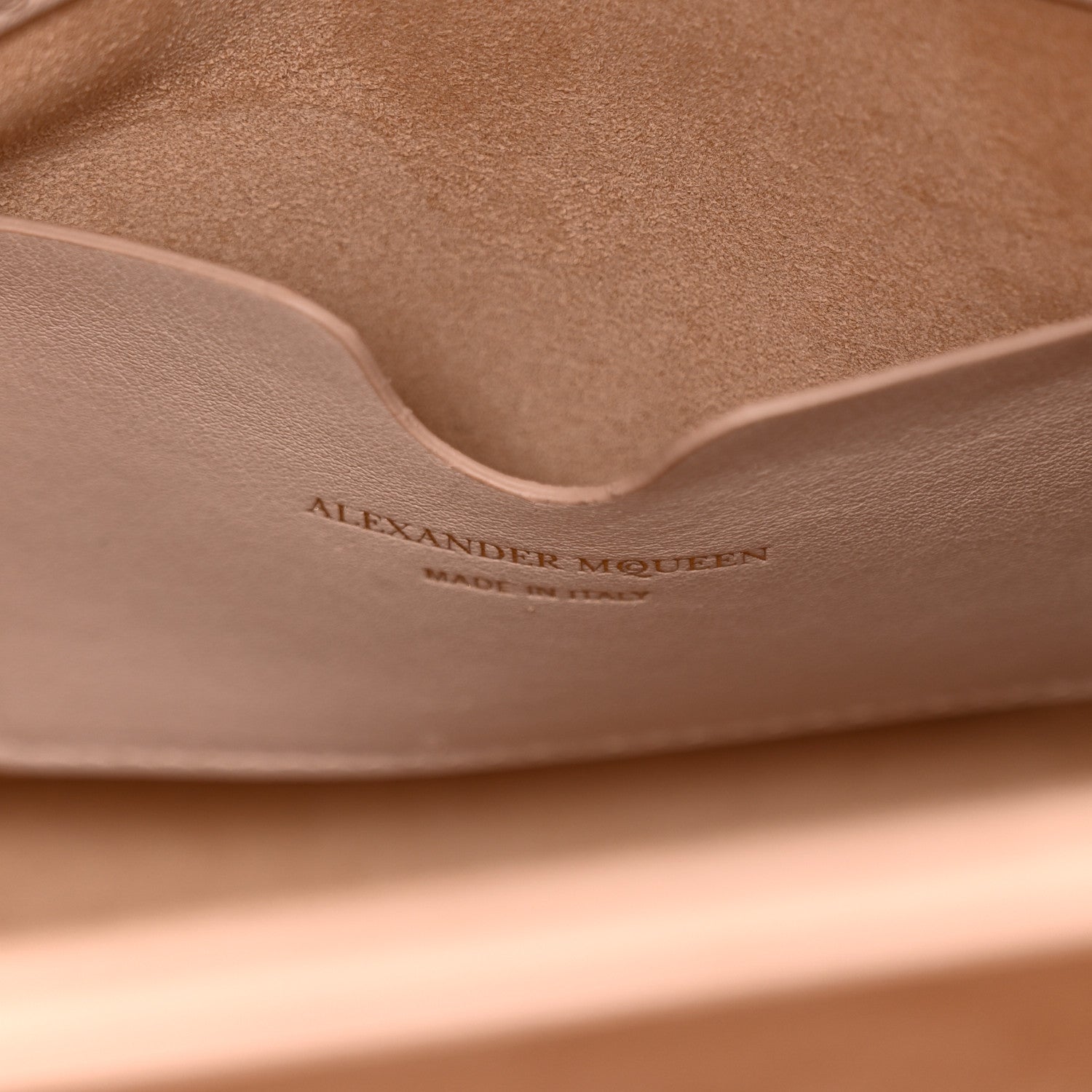 Alexander McQueen Sweet Calfskin Small Heroine 30 Nude 6 of 17