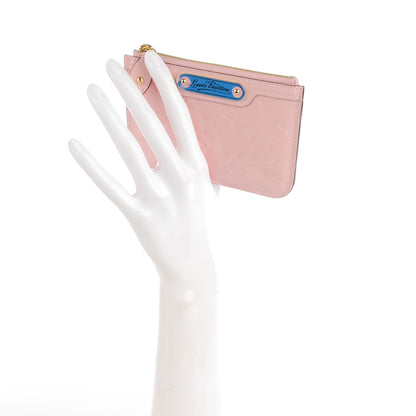 Louis Vuitton Vernis Key Pouch Rose Ballerine 2 of 7