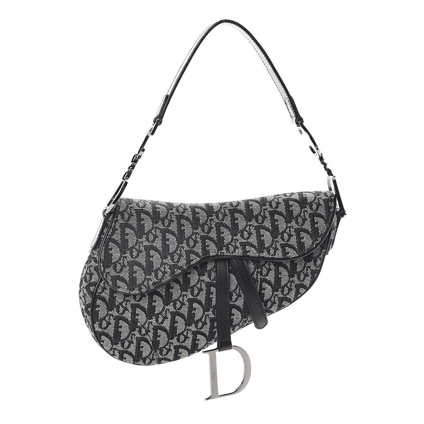 Monogram Saddle Bag Blue