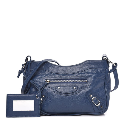 Balenciaga Agneau Classic Hardware Silver Hardware Hip Bleu Profond 1 of 9