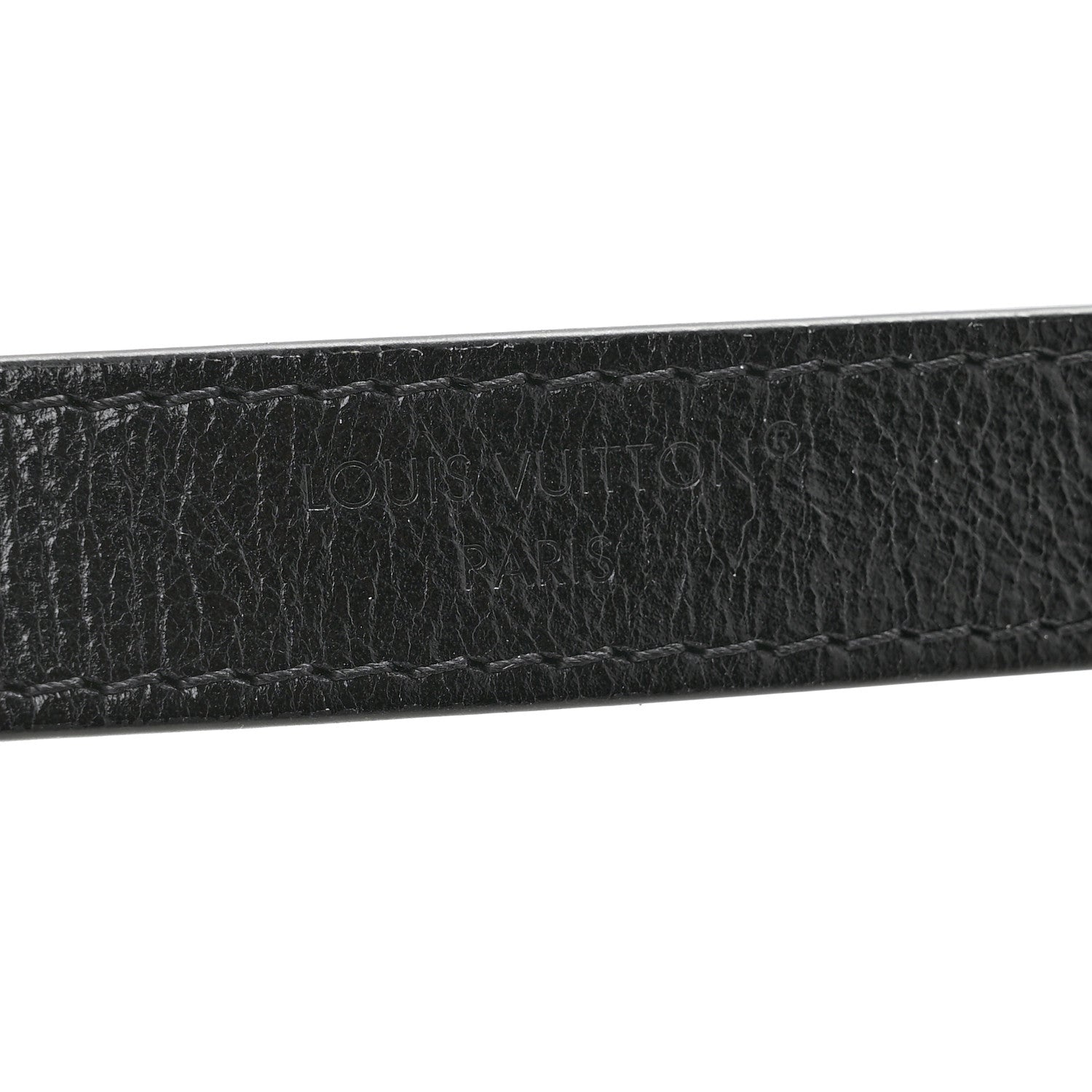 Louis Vuitton Calfskin Monogram Shoulder Strap Black 3 of 5