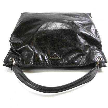 Prada Vitello Shine Hobo Black 5 of 11