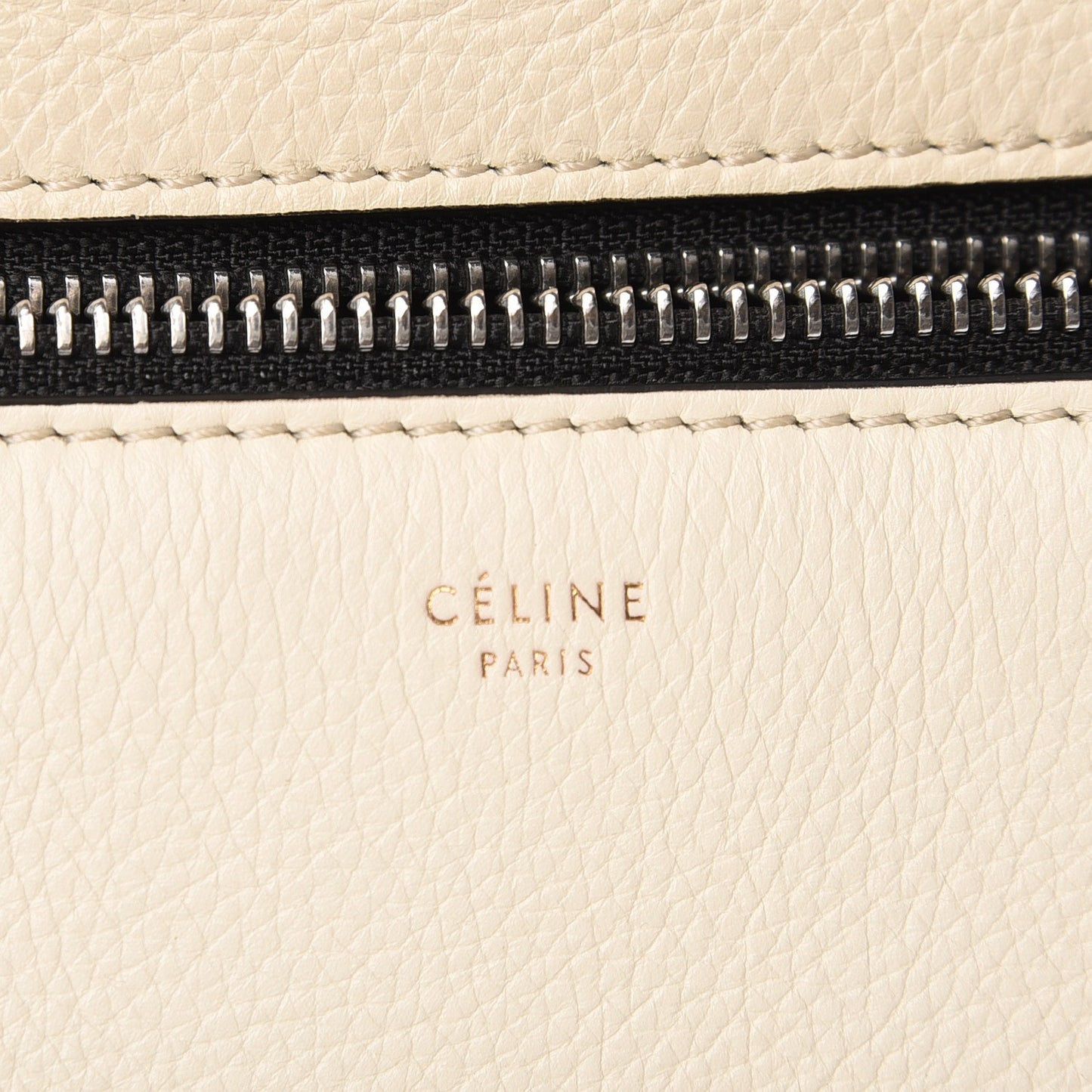 Grained Calfskin Large Edge Shoulder Bag