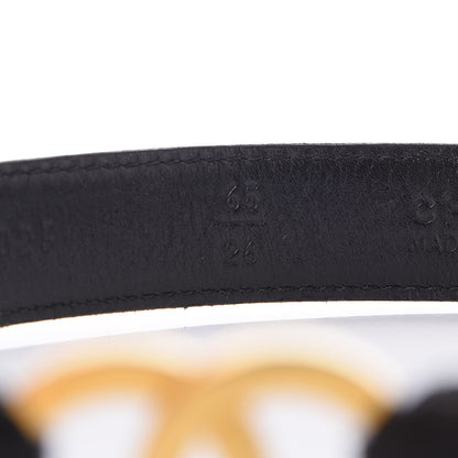 Chanel Lambskin CC Belt 65 26 Black 6 of 6
