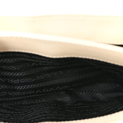 Prada Glace Calfskin Chain Crossbody Bag White 5 of 11