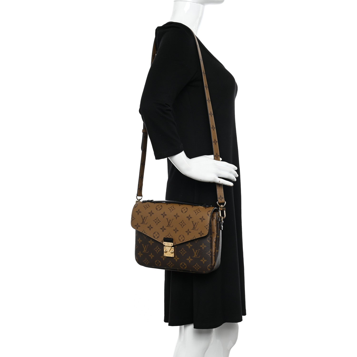 Louis Vuitton Reverse Monogram Pochette Metis 2 of 9