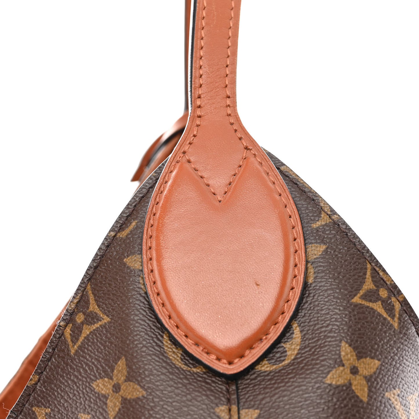 Monogram Flower Hobo Caramel