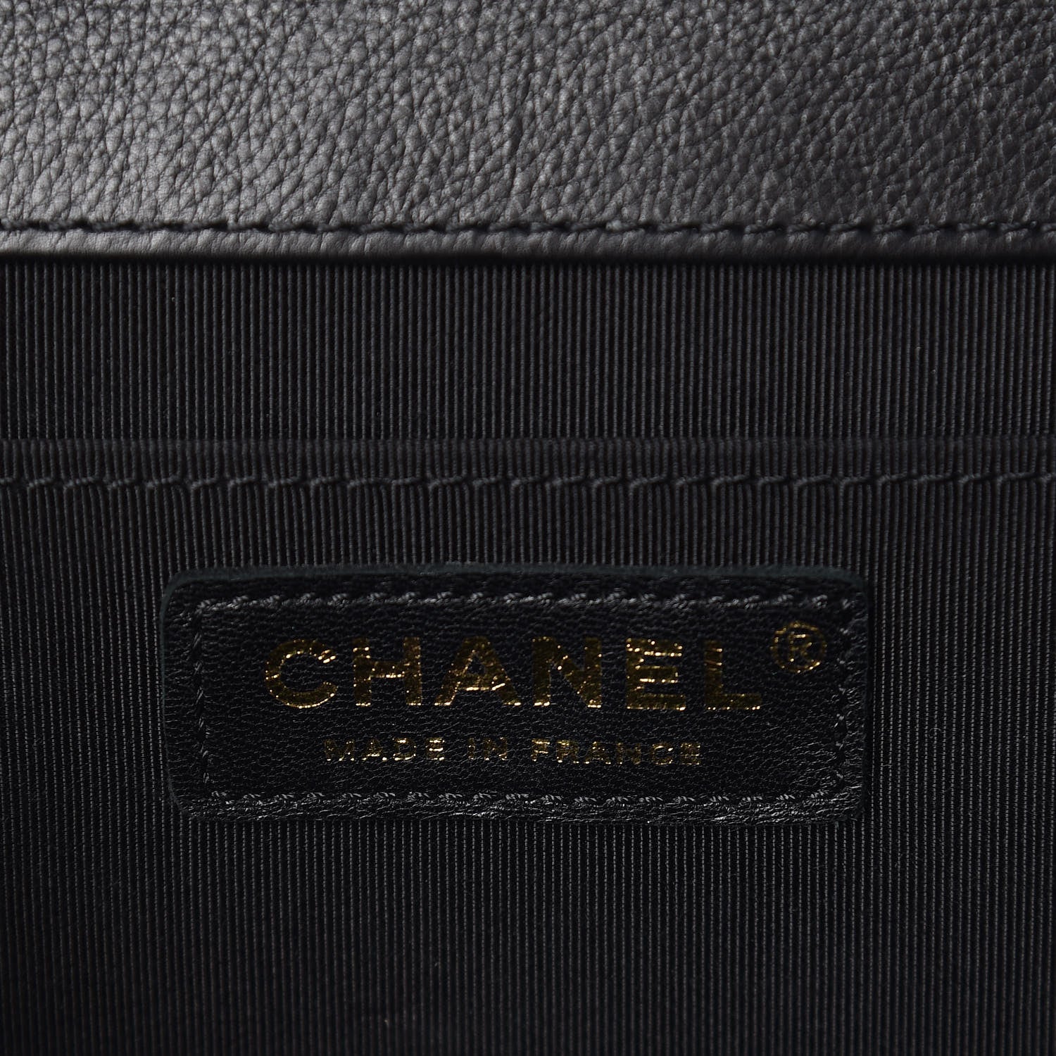 Chanel Grained Calfskin Quilted Medium Flap Black 6 of 10