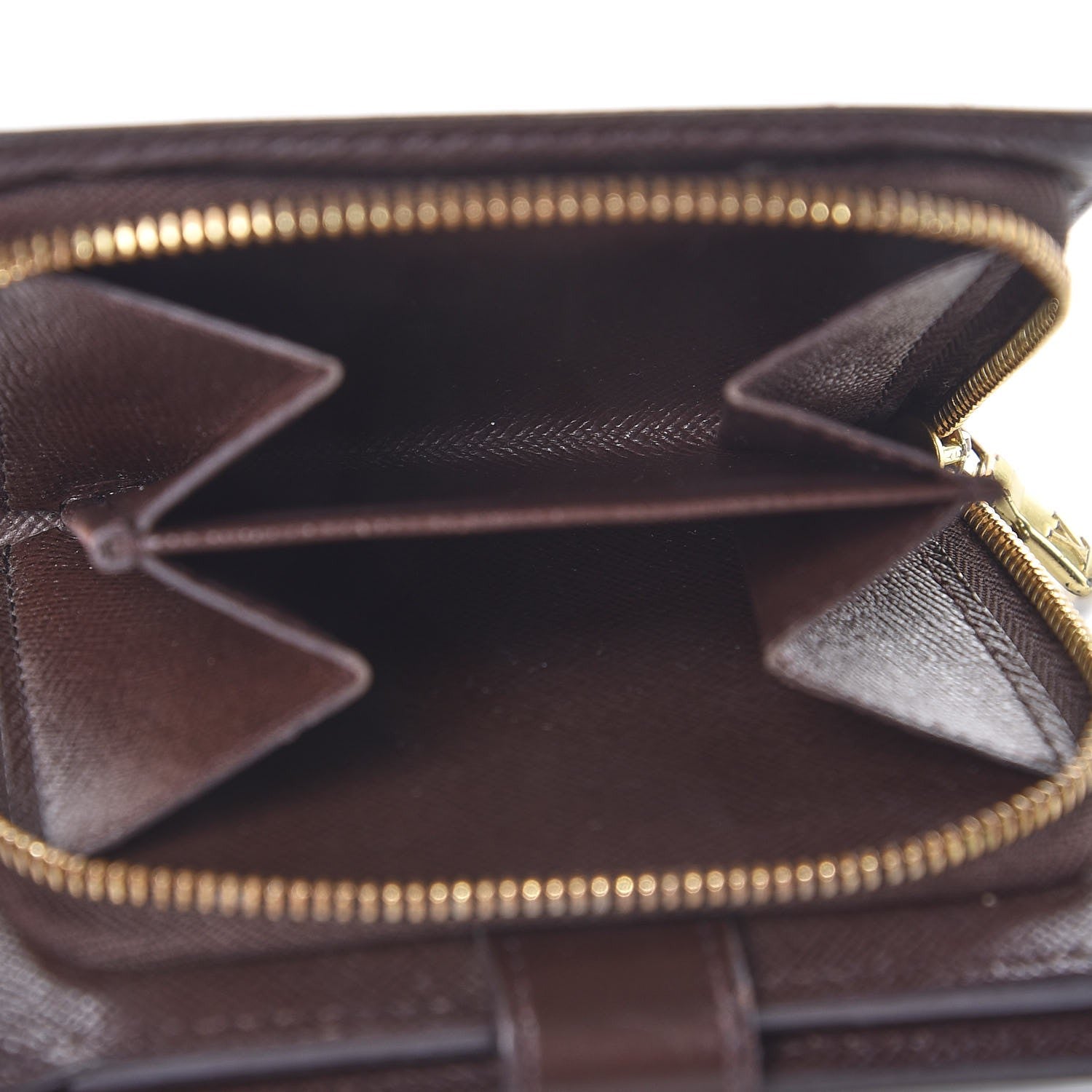 Louis Vuitton Damier Ebene Zippe Zipped Compact Wallet 6 of 11