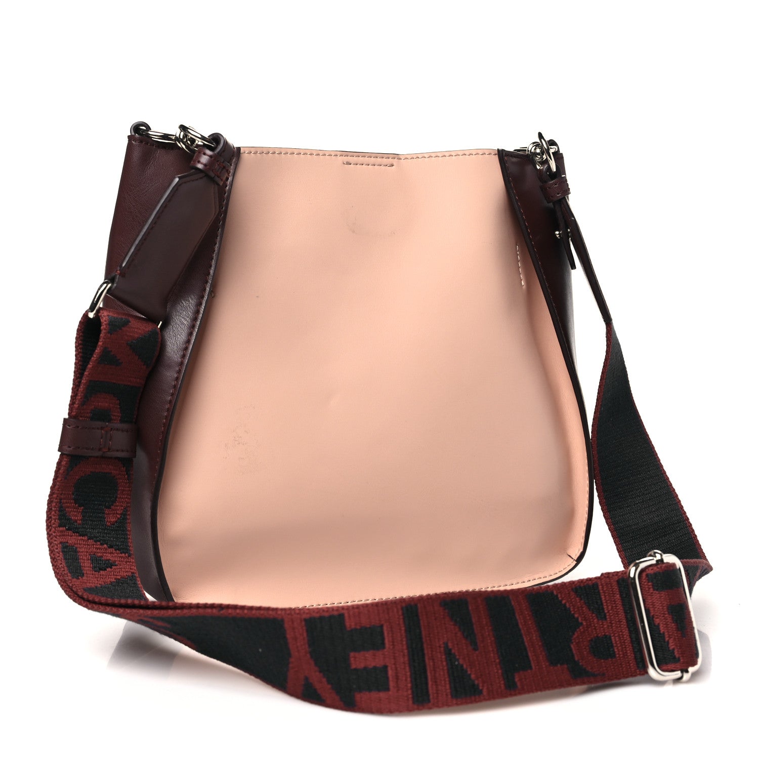 Stella McCartney Eco Alter Nappa Perforated Logo Mini Crossbody Blush Brown 3 of 10