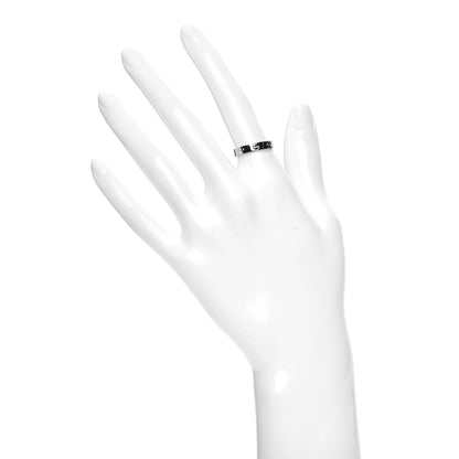 Cartier 18K White Gold 3.5mm LOVE Wedding Band Ring 50 5.25 2 of 4