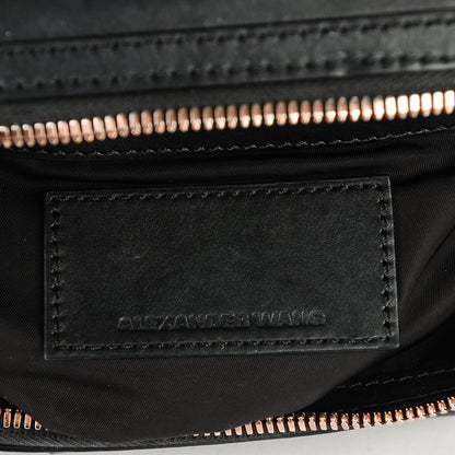 Alexander Wang Pebbled Calfskin Mini Emile Black Rose Gold Hardware 7 of 8