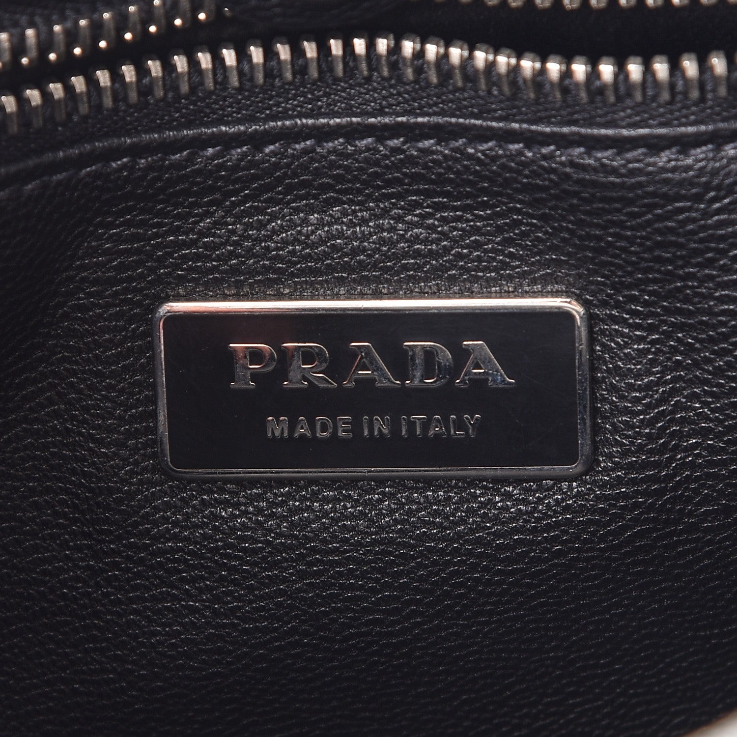 Prada Metallic Goatskin Shoulder Flap Bag Silver 6 of 9