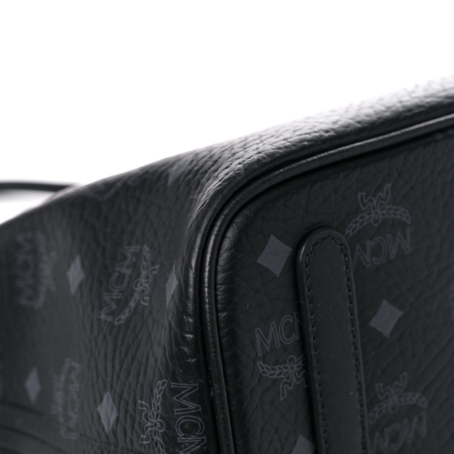 Visetos Medium Liz Reversible Shopper Tote Black