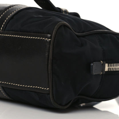 Prada Tessuto Nylon Soft Calf Tote Black 9 of 9