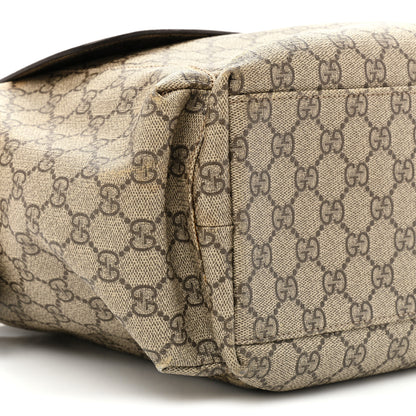 Gucci GG Plus Monogram Messenger Diaper Bag Dark Brown 9 of 20