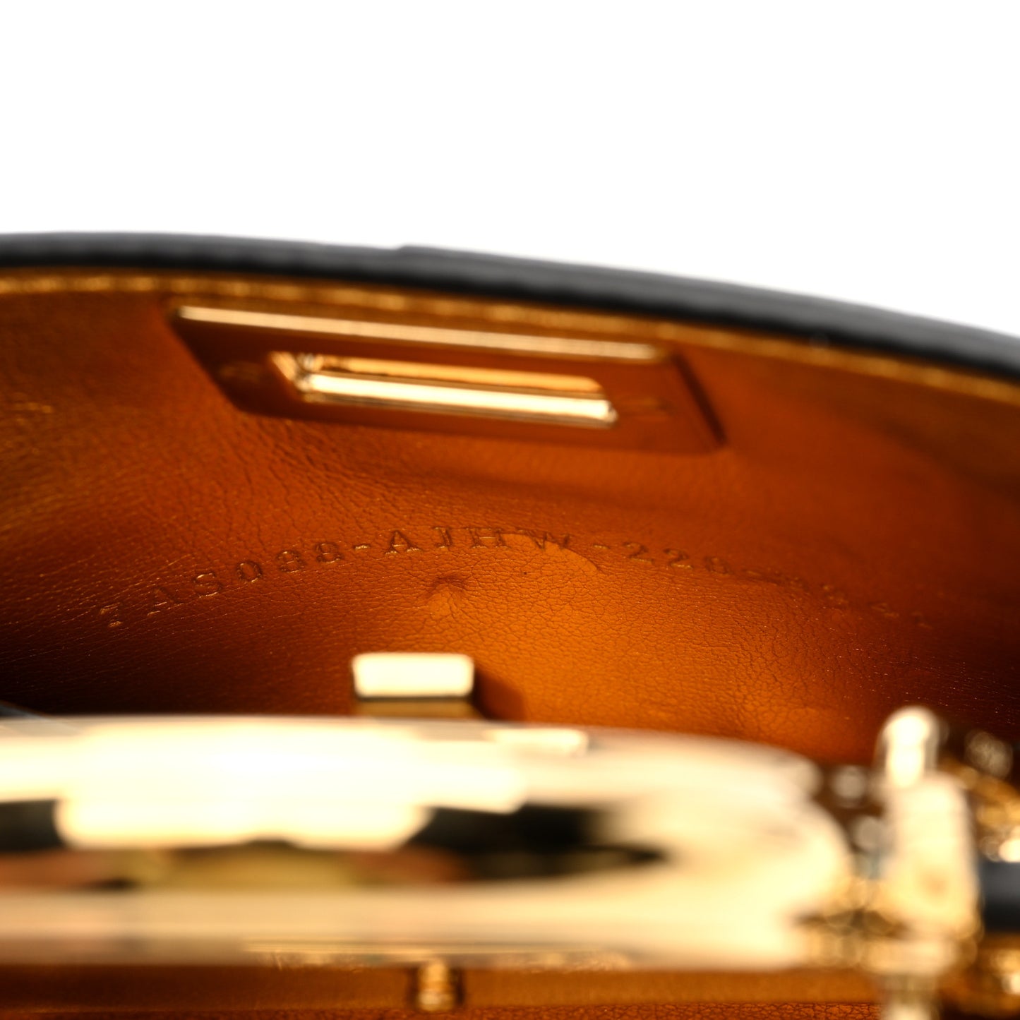 Nappa Rainbow Inlay Nano Peekaboo Maxi Handle Satchel Azzurro Baby Multicolor