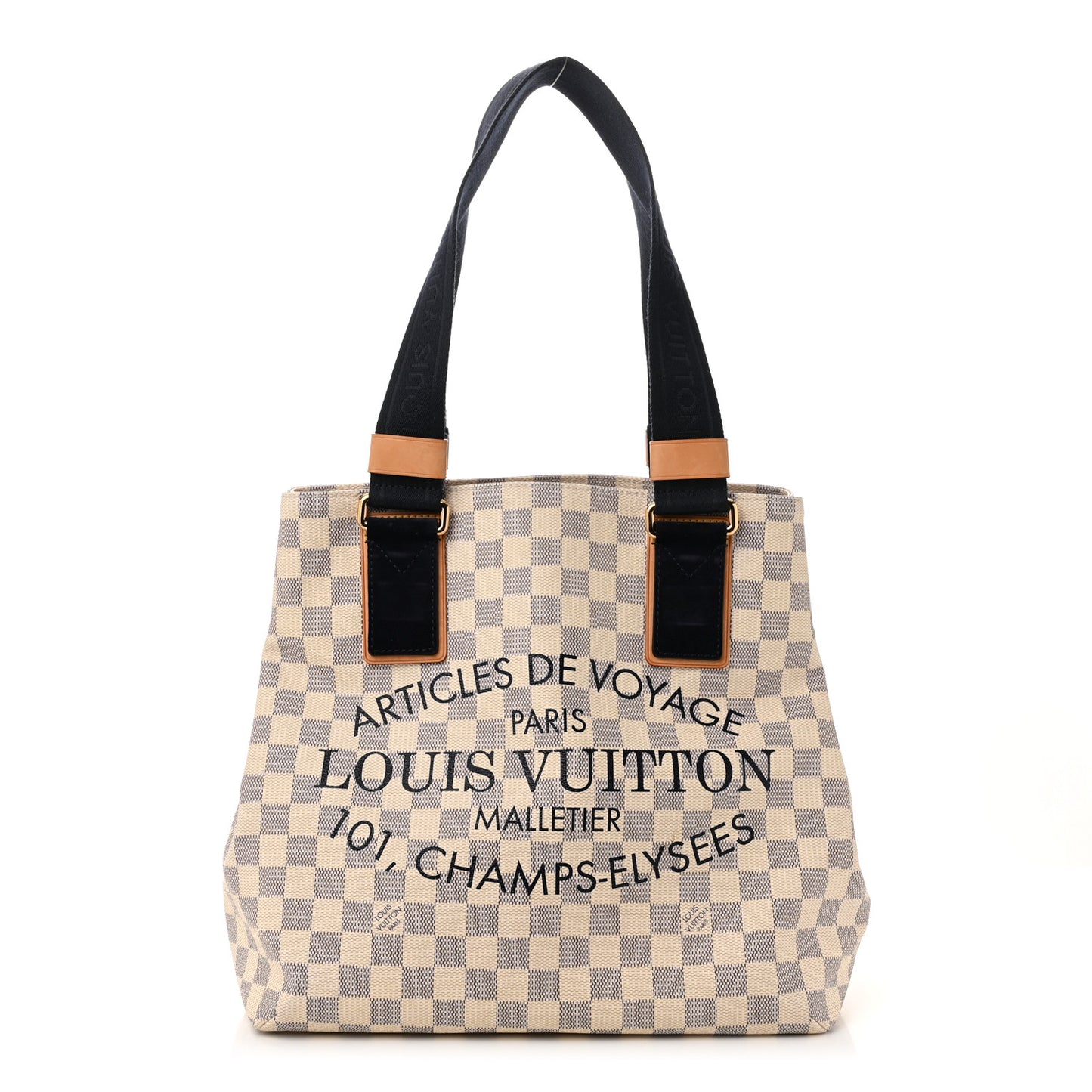 Damier Azur Beach Cabas PM