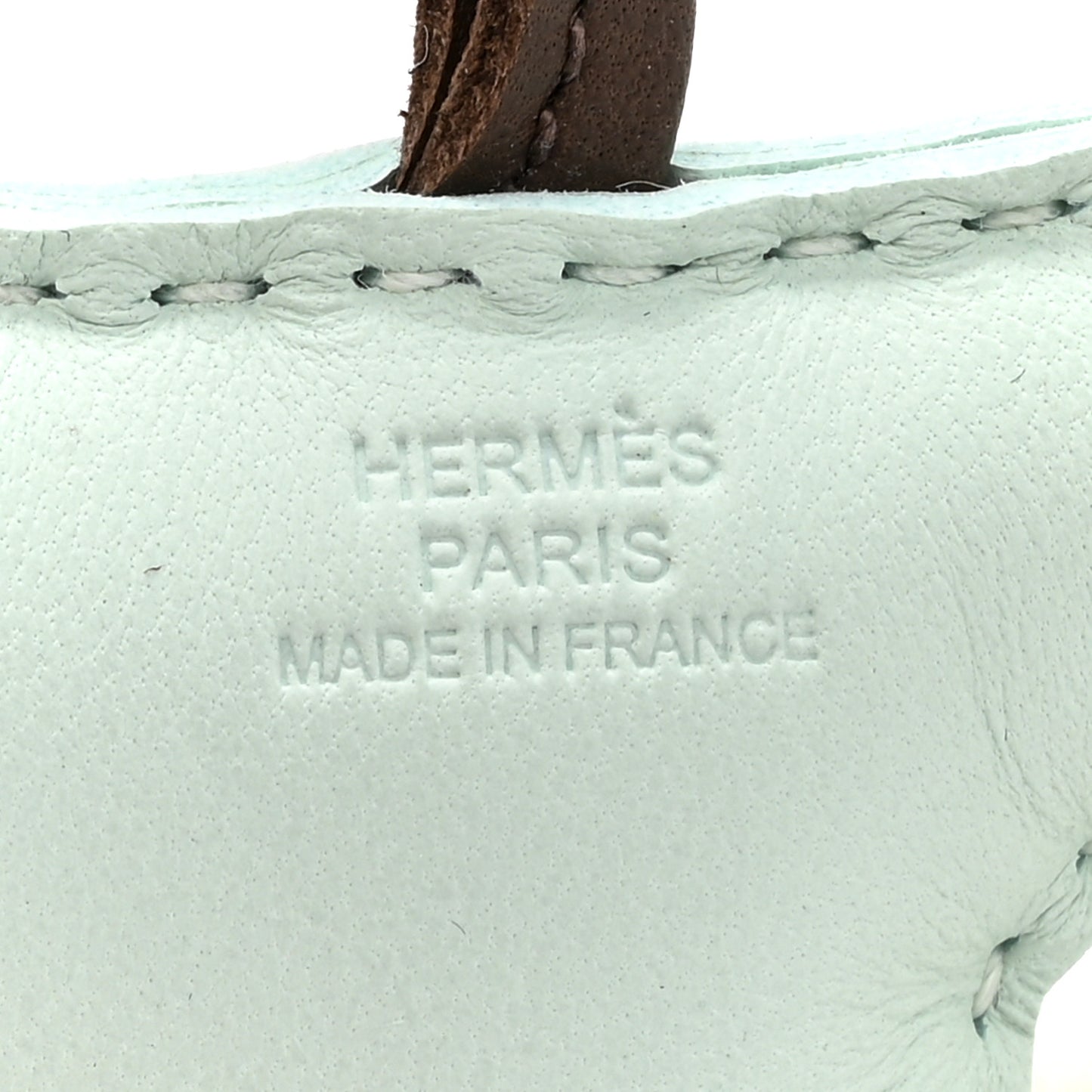 Milo Lambskin Shearling Budy Charm Vert Fizz