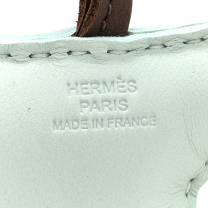 Hermes Milo Lambskin Shearling Budy Charm Vert Fizz 3 of 4