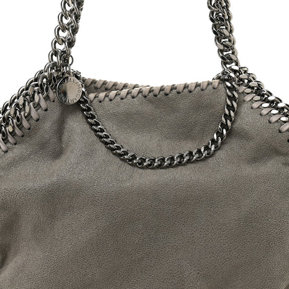 Stella McCartney Shaggy Deer Mini Falabella Fold Over Tote Light Grey 7 of 10