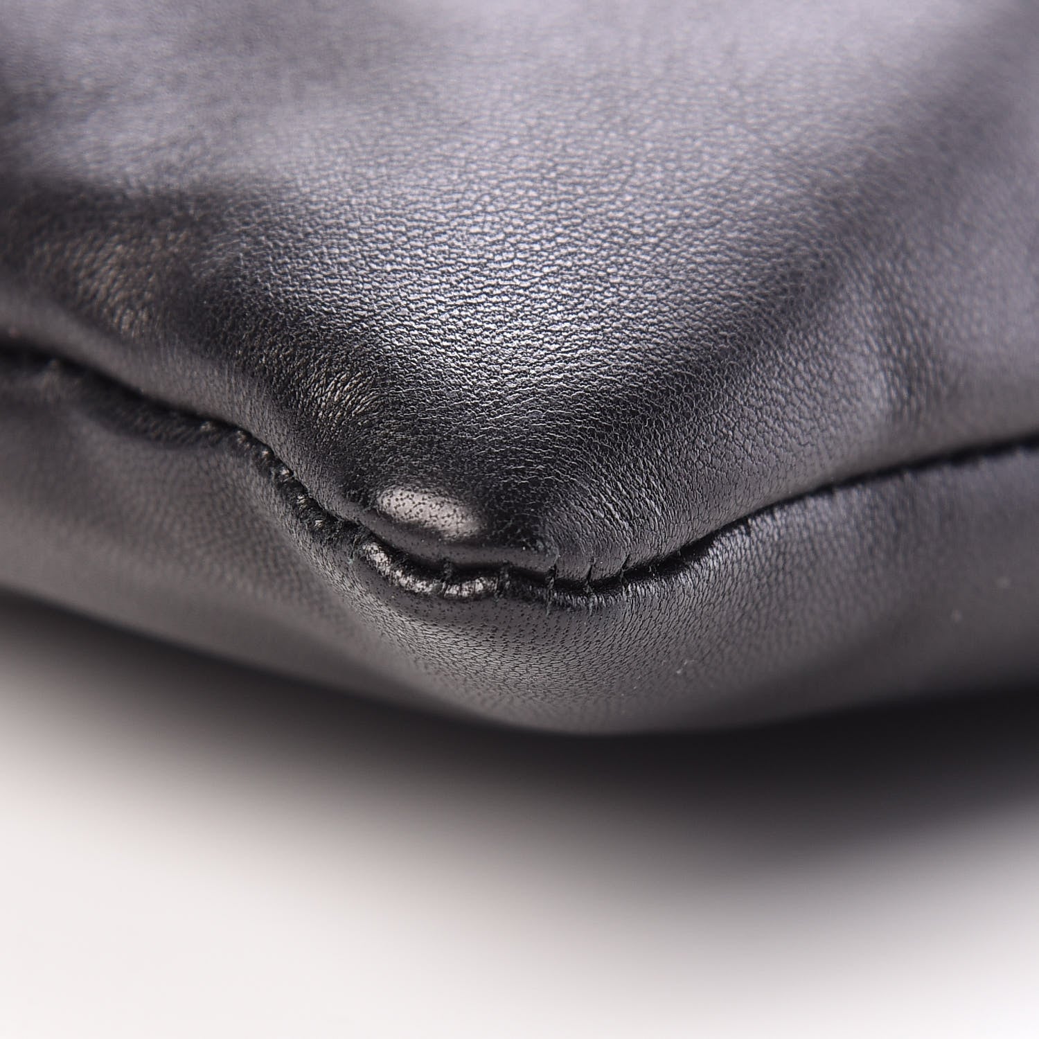 Prada Soft Calf Clutch Black 10 of 12