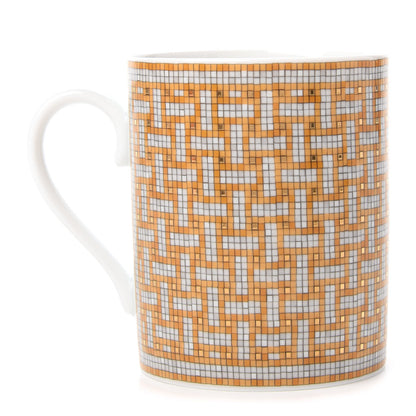 Hermes Porcelain Mosaique au 24 Mug Gold 1 of 5