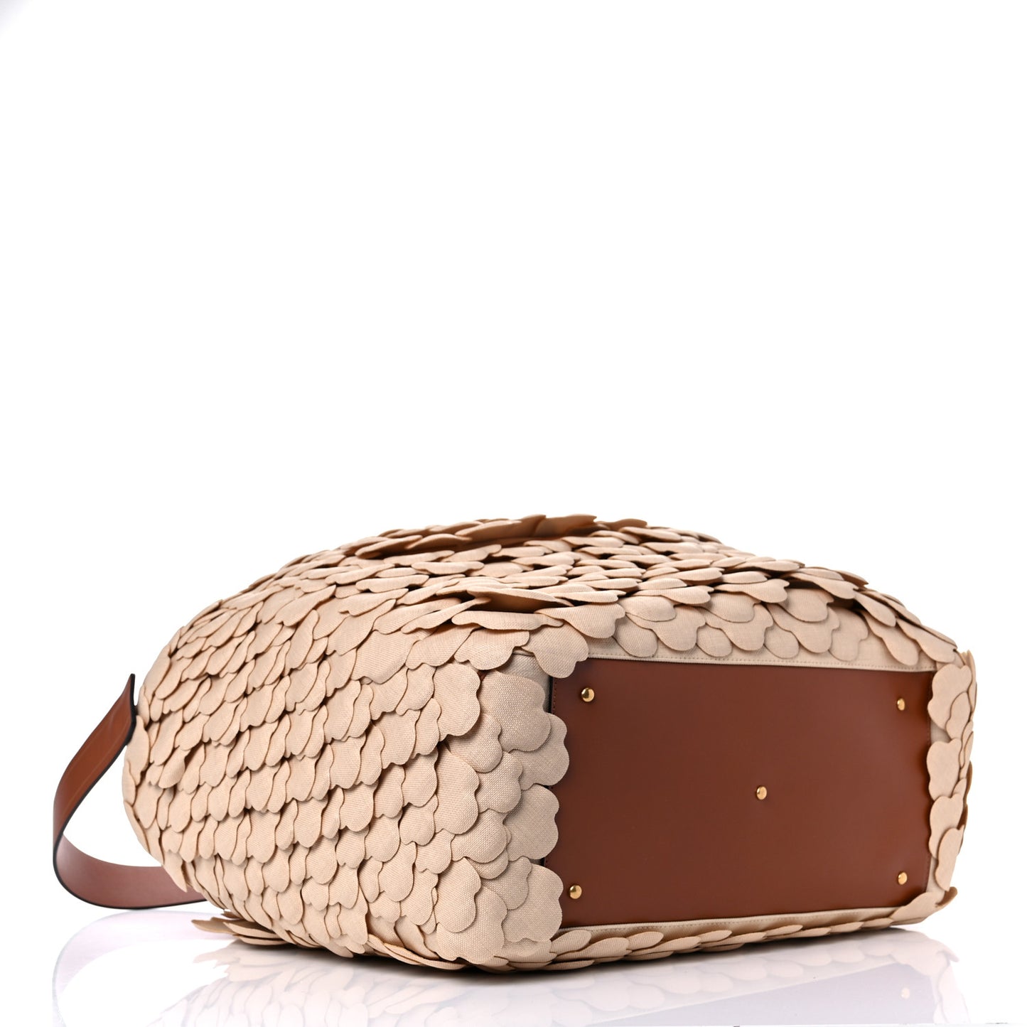 Canvas Atelier 03 Rose Edition Large Tote Bag Naturale Saddle Brown