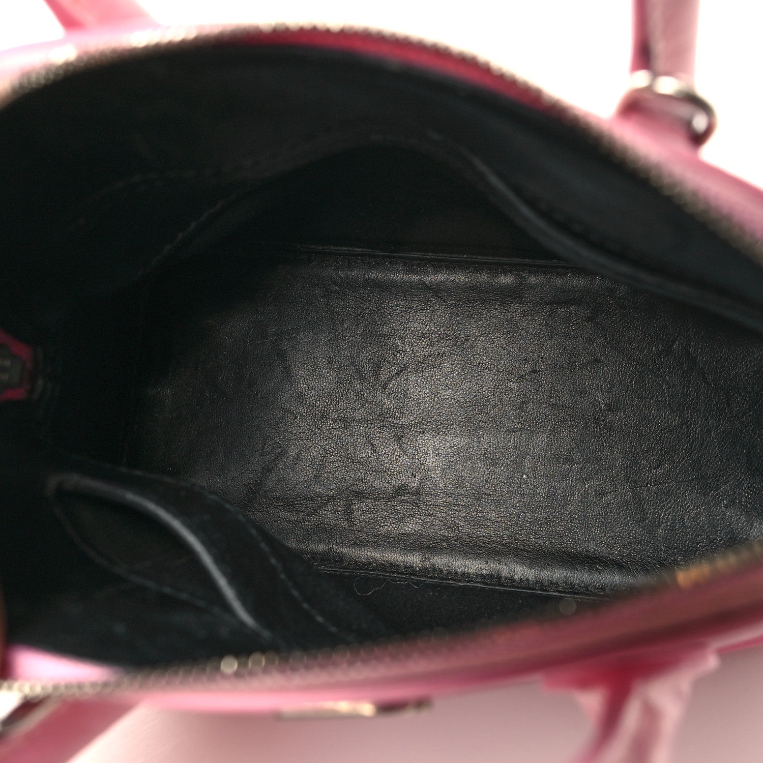 Balenciaga Semi Shiny Calfskin Rivet Crocodile Embossed XXS Ville Top Handle Bag Pink 5 of 14