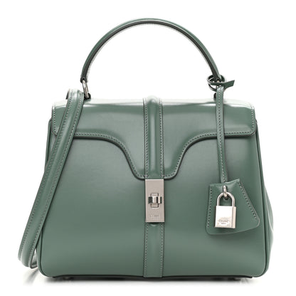Celine Satinated Calfskin Small 16 Top Handle Bag Celadon 1 of 10