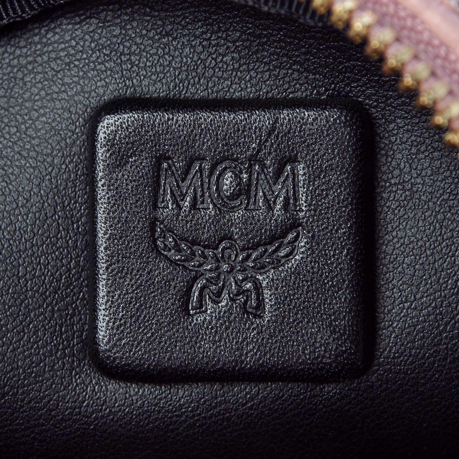 MCM Visetos Side Stud X-Mini Stark Backpack Pink 6 of 13