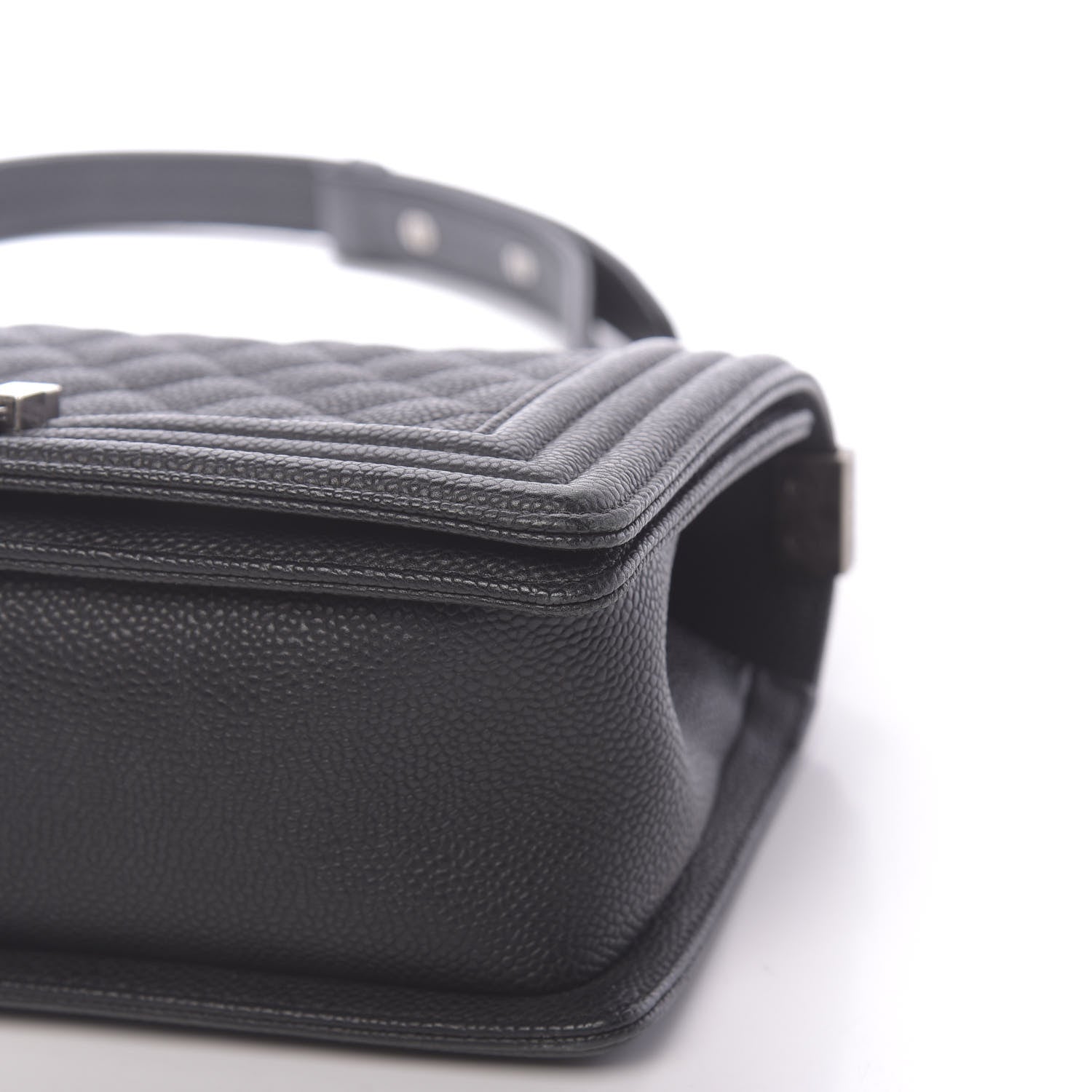 Chanel Caviar Quilted Medium Boy Flap Black 11 of 14