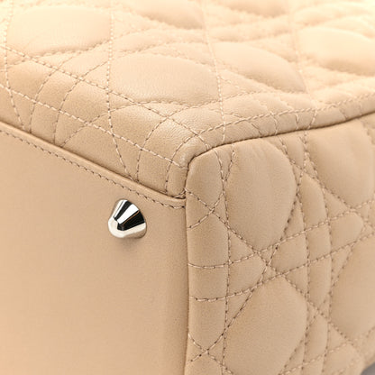 Christian Dior Lambskin Cannage Large Lady Dior Beige 11 of 17
