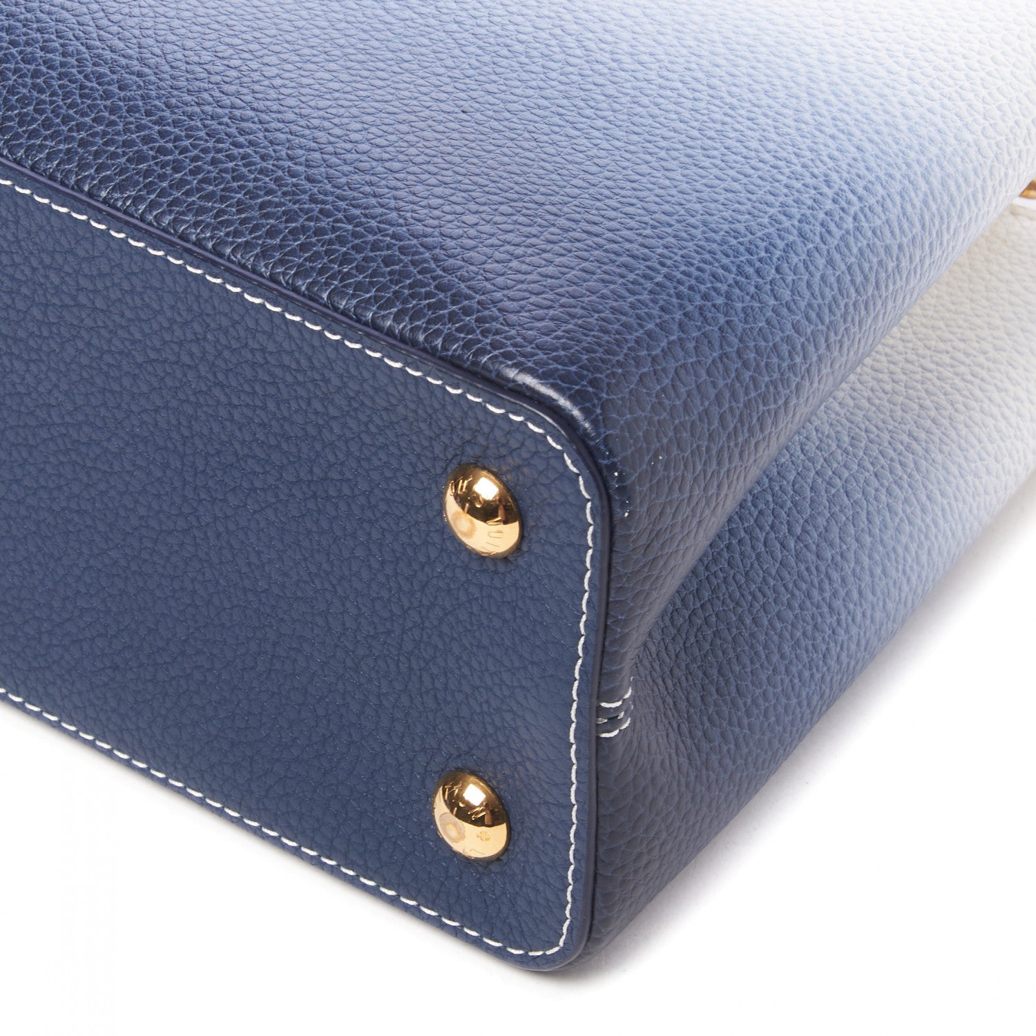 Louis Vuitton Taurillon Capucines PM Blue Marine 5 of 8