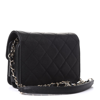 Chanel Caviar Quilted Like A Wallet Flap Black 3 of 10