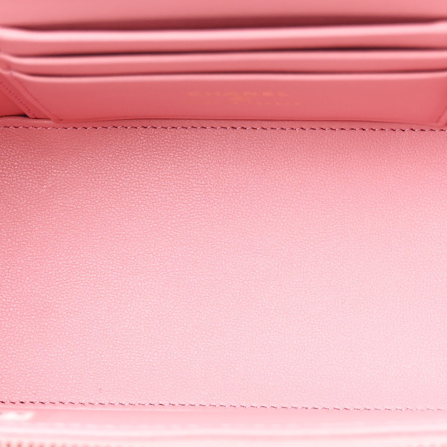 Chanel Lambskin Quilted Small Top Handle Vanity Case With Chain Dark Pink 5 of 11