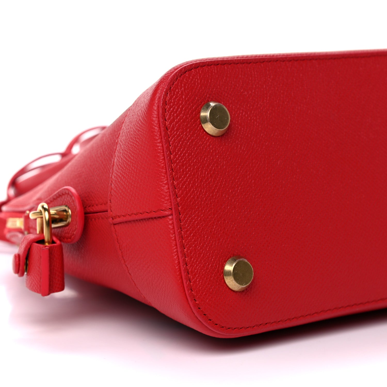 Balenciaga Signature Grained Calfskin Logo S Ville Top Handle Bag Rouge Coquelicot Black 4 of 19