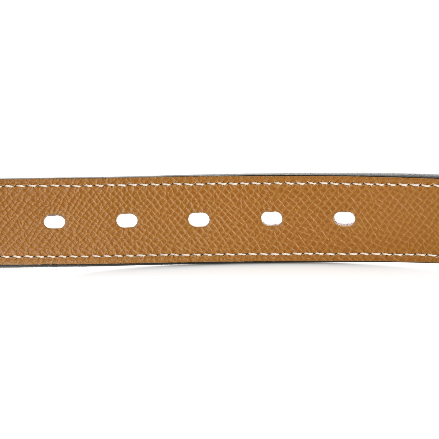Epsom Tresse Dog Collar L Rouge Sellier Nata Sesame