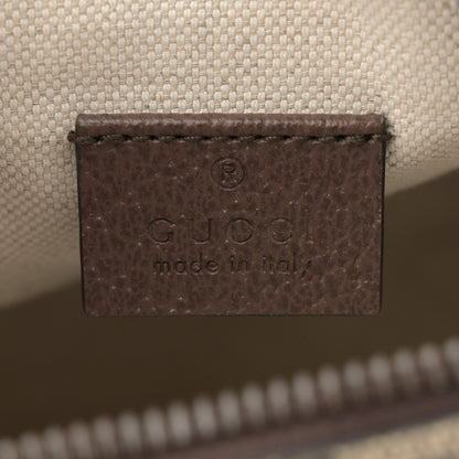 Gucci GG Supreme Monogram Mini Neo Vintage Double Zip Messenger Bag Beige New Acero Crop 6 of 10
