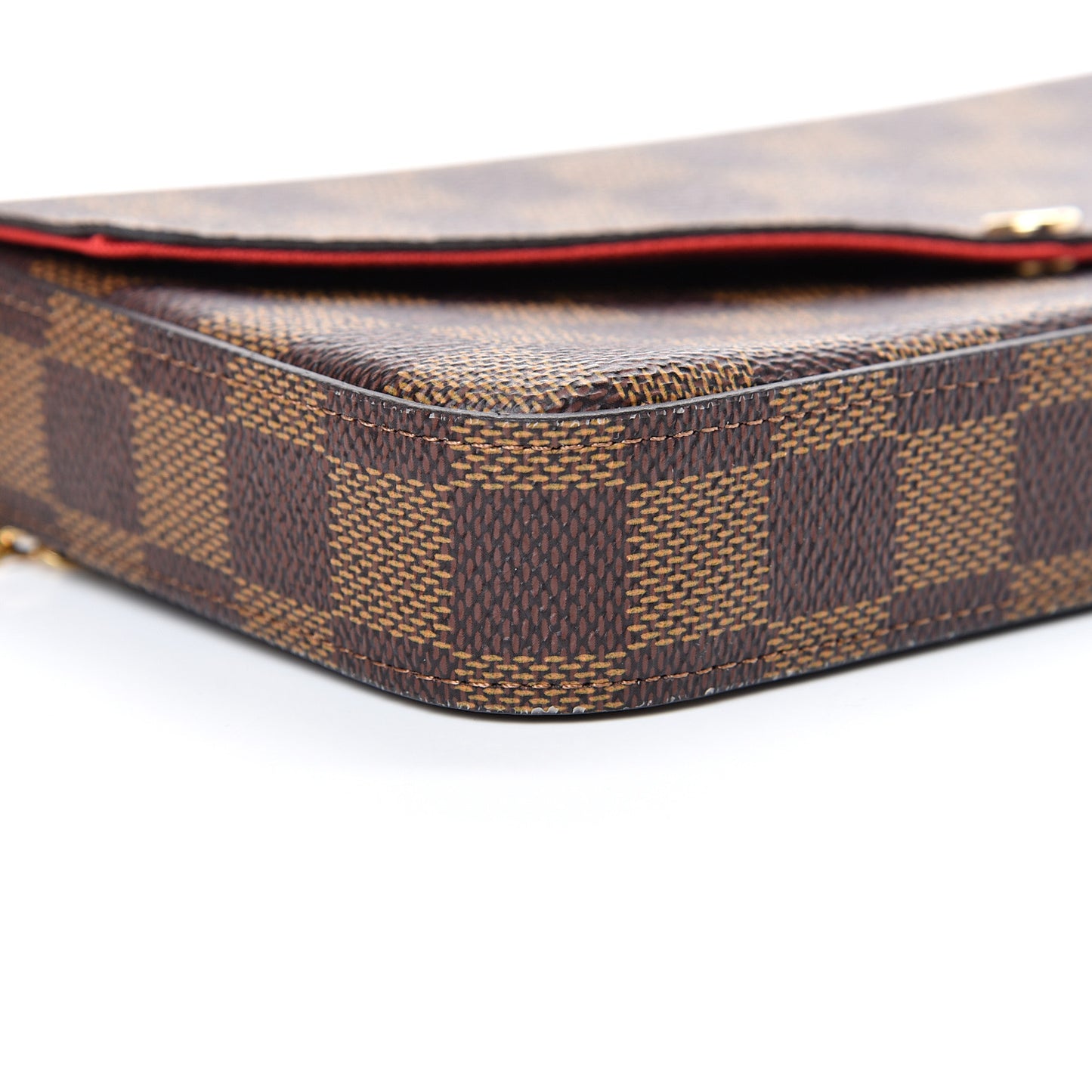 Damier Ebene Pochette Felicie Chain Wallet