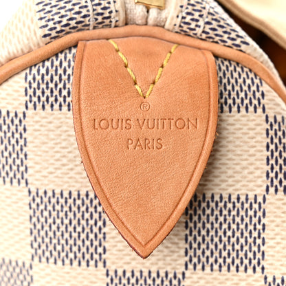 Louis Vuitton Damier Azur Speedy 35 6 of 11