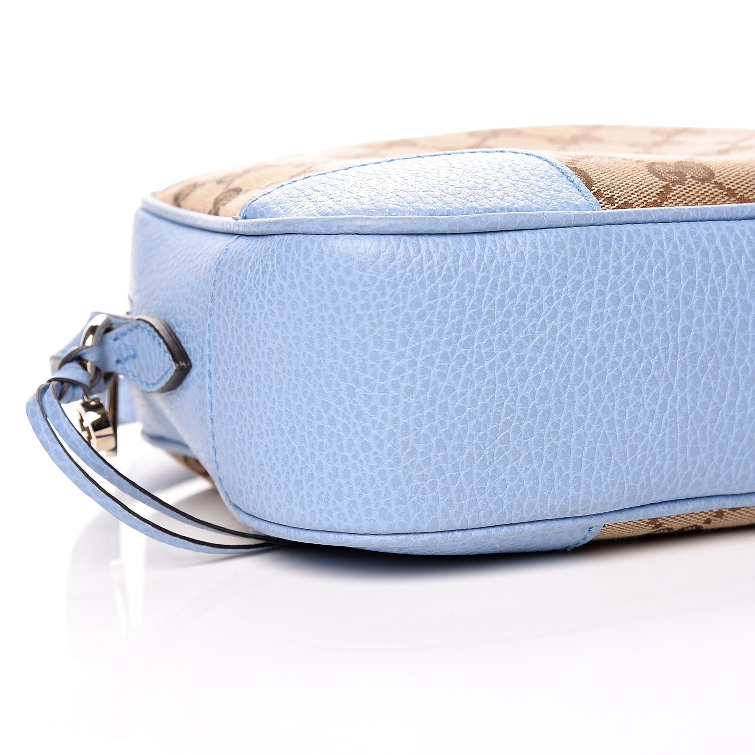 Gucci Monogram Mini Bree Messenger Bag Beige Mineral Blue 8 of 15