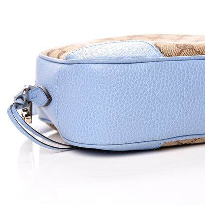 Gucci Monogram Mini Bree Messenger Bag Beige Mineral Blue 8 of 15